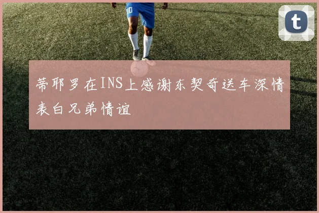 蒂耶罗在INS上感谢东契奇送车深情表白兄弟情谊